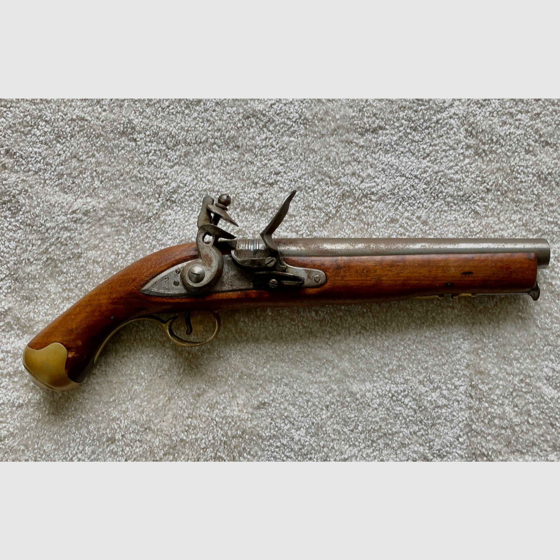 Pistolet skałkowy „Tower” (japońska replika) – uszkodzony, dla majsterkowicza / do dekoracji, zdjęcie 1 z 8