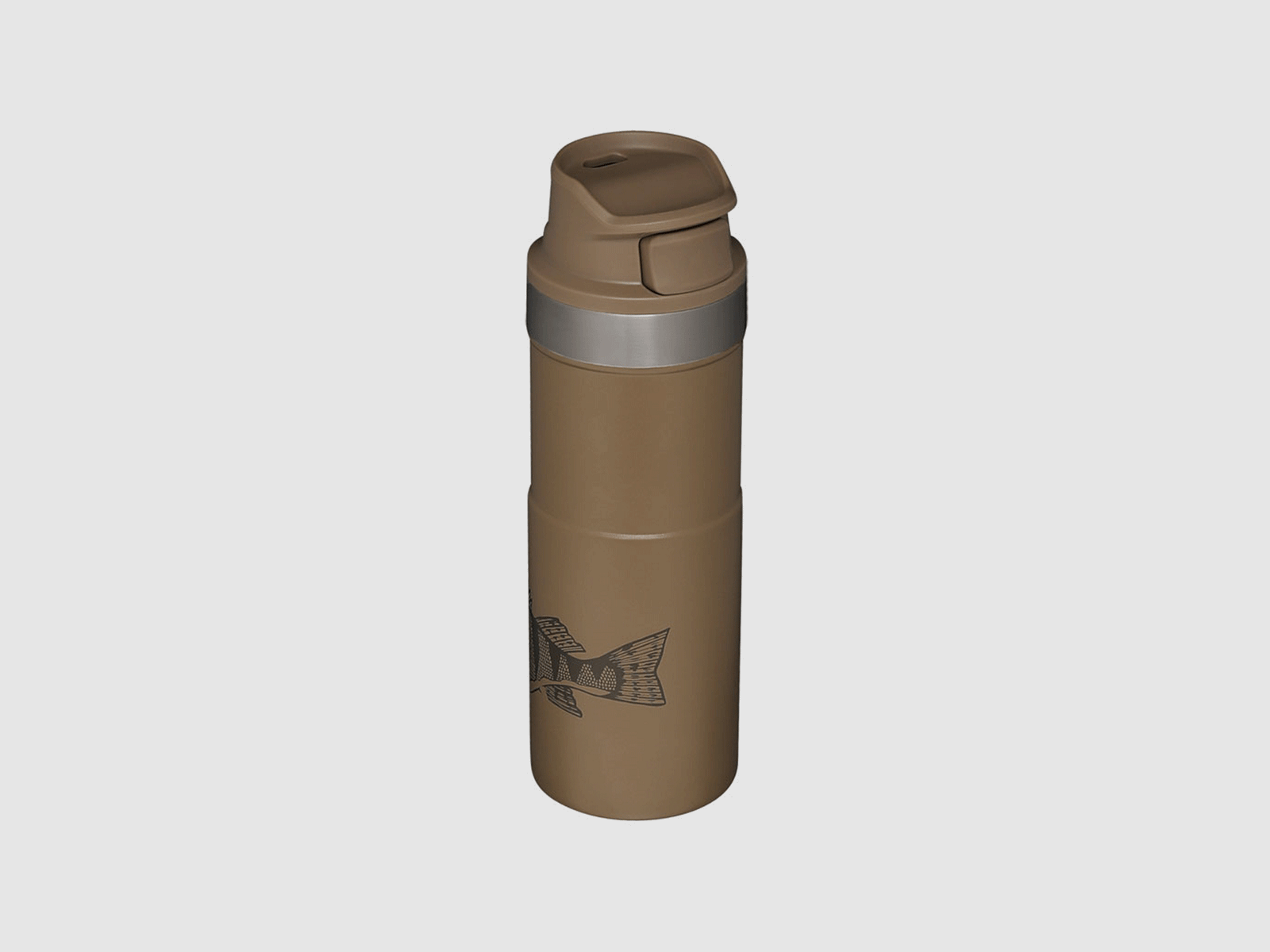 STANLEY – CLASSIC TRIGGER-ACTION TRAVEL MUG 16oz /470ml Peter Perch Tan, image 1 of 4