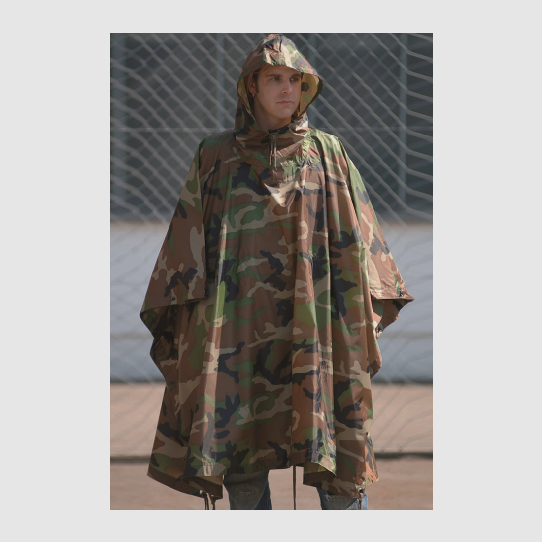 Poncho – Woodland | Italian Vegetato