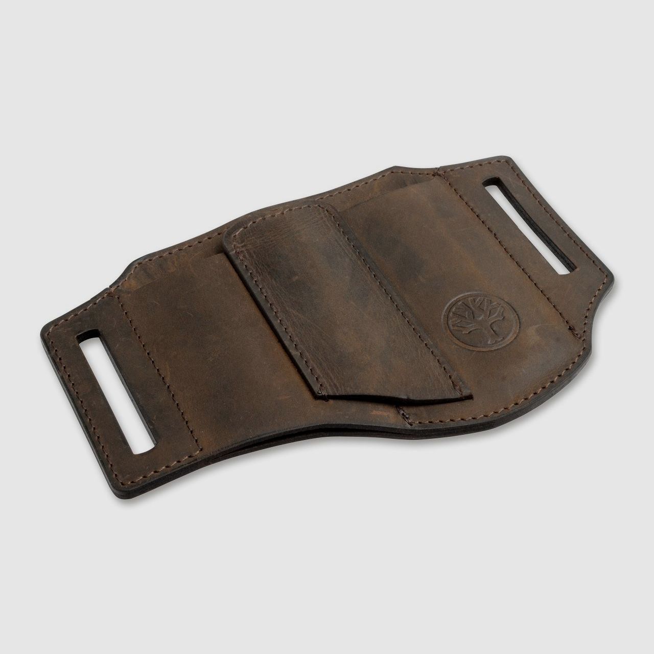 Lederholster ED-Three Braun