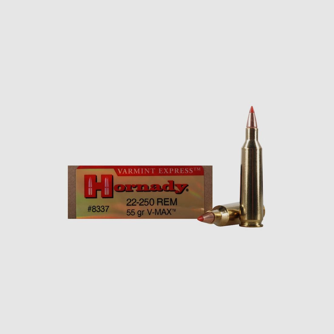 Hornady Varmint Express .22-250 Rem. 55GR V-Max 20 cartuchos