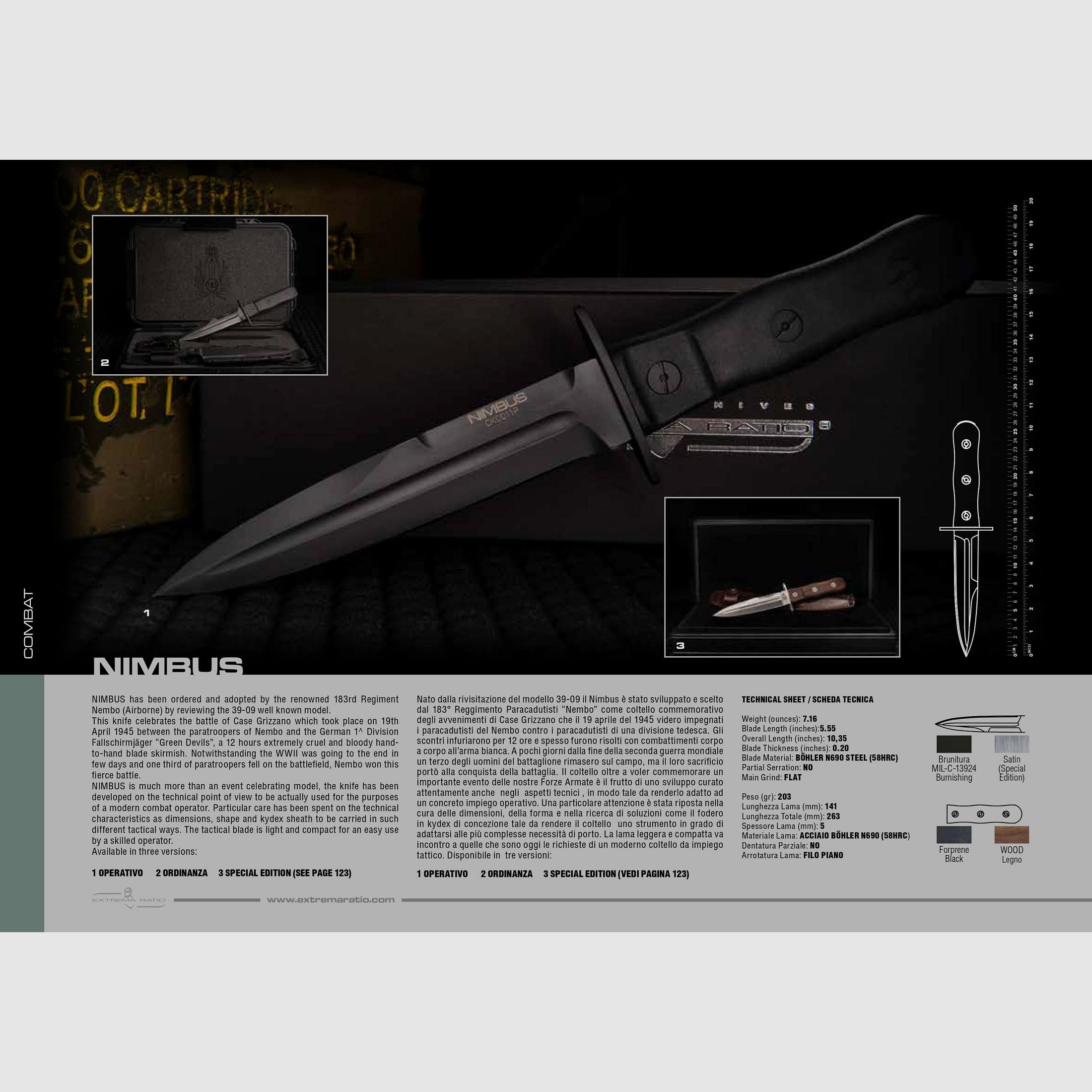 EXTREMA RATIO LAMA FISSA – COMBATTIMENTO, Bild 4 von 8