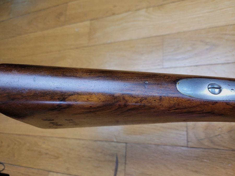 Schöner Voltigeur-Gewehr 1822 Tbis – Königliche Manufaktur Saint-Etienne 1830 – Umgebaut T in Tulle dann Bis in Tulle ebenfalls – Perfekt homogen – Bajonett – Hervorragender Zustand!, Bild 10 von 32