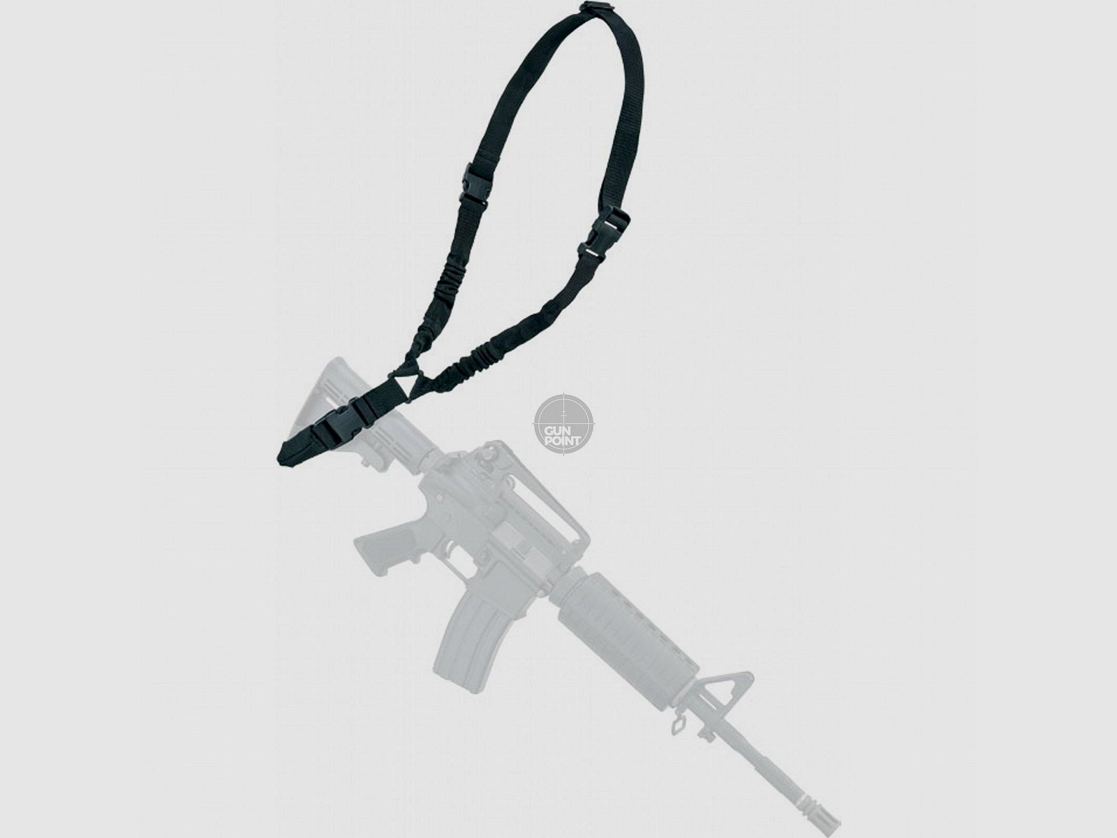 Defcon 5 Tactical Assault Sling 3 Buckle Gewehrriemen Schwarz