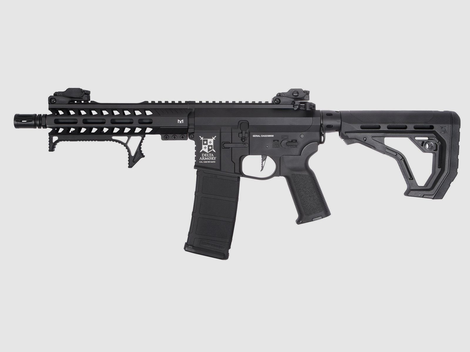 AR15 M-Lok Short BRAVO EAGLE ETU Schwarz AEG Softair Gewehr max. 0,5J | Delta Armory
