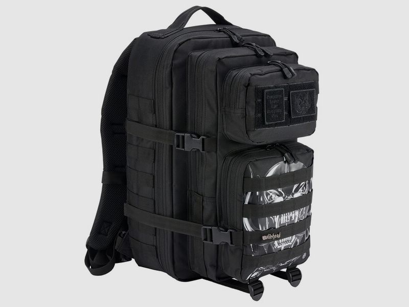 Brandit US Rucksack Cooper MOTÖRHEAD Collection  - Large - 40 Liter- Schwarz *** AKTION ***
