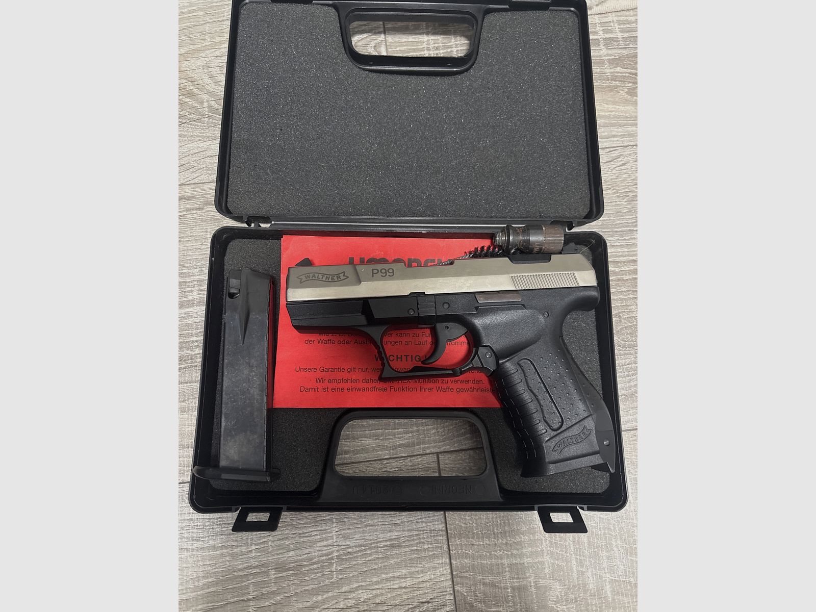 Walther p99 9mm blank gun, afbeelding 2 van 4
