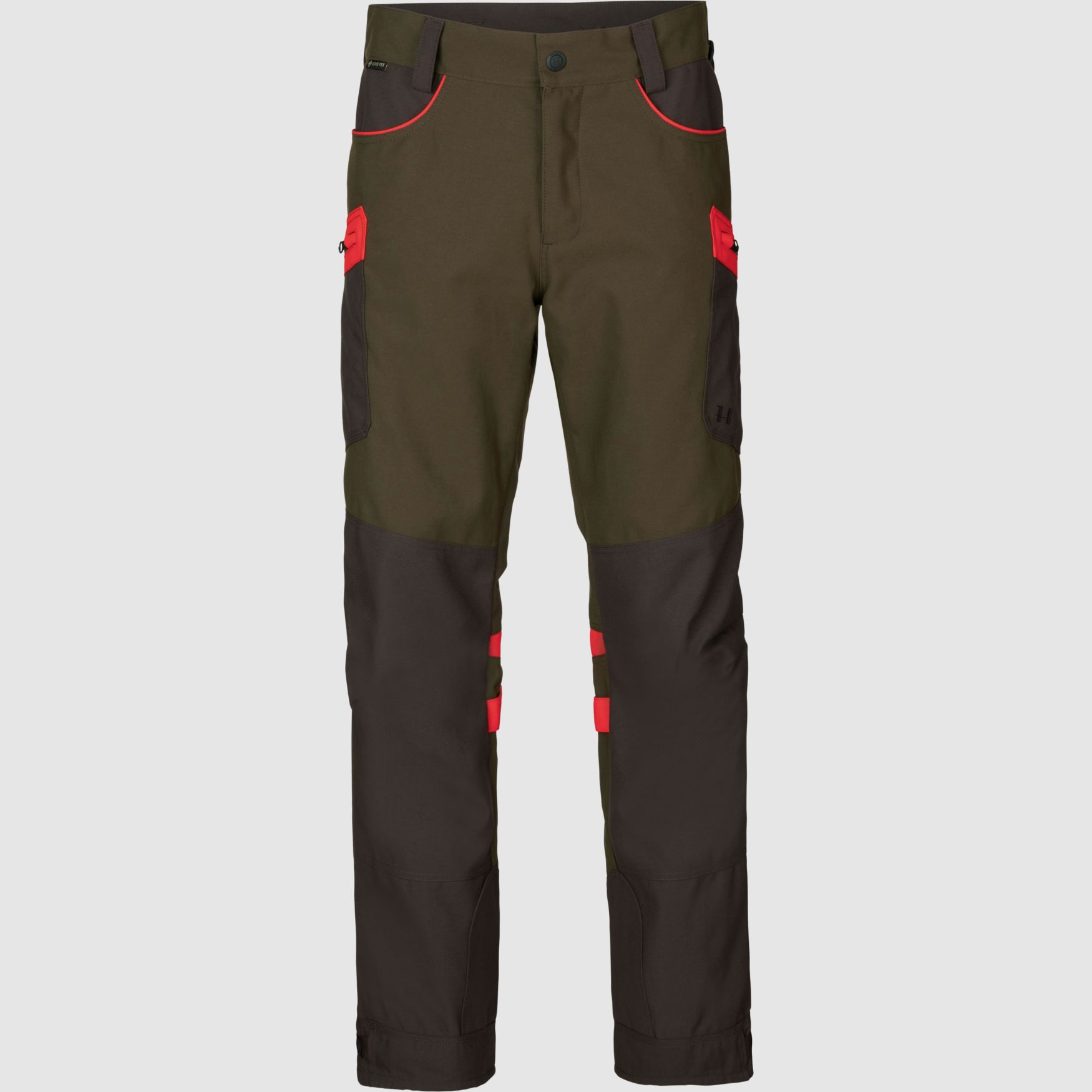 Härkila Pro Hunter Dog Keeper GTX Pantaloni Uomo Verde Oliva/Arancione 46