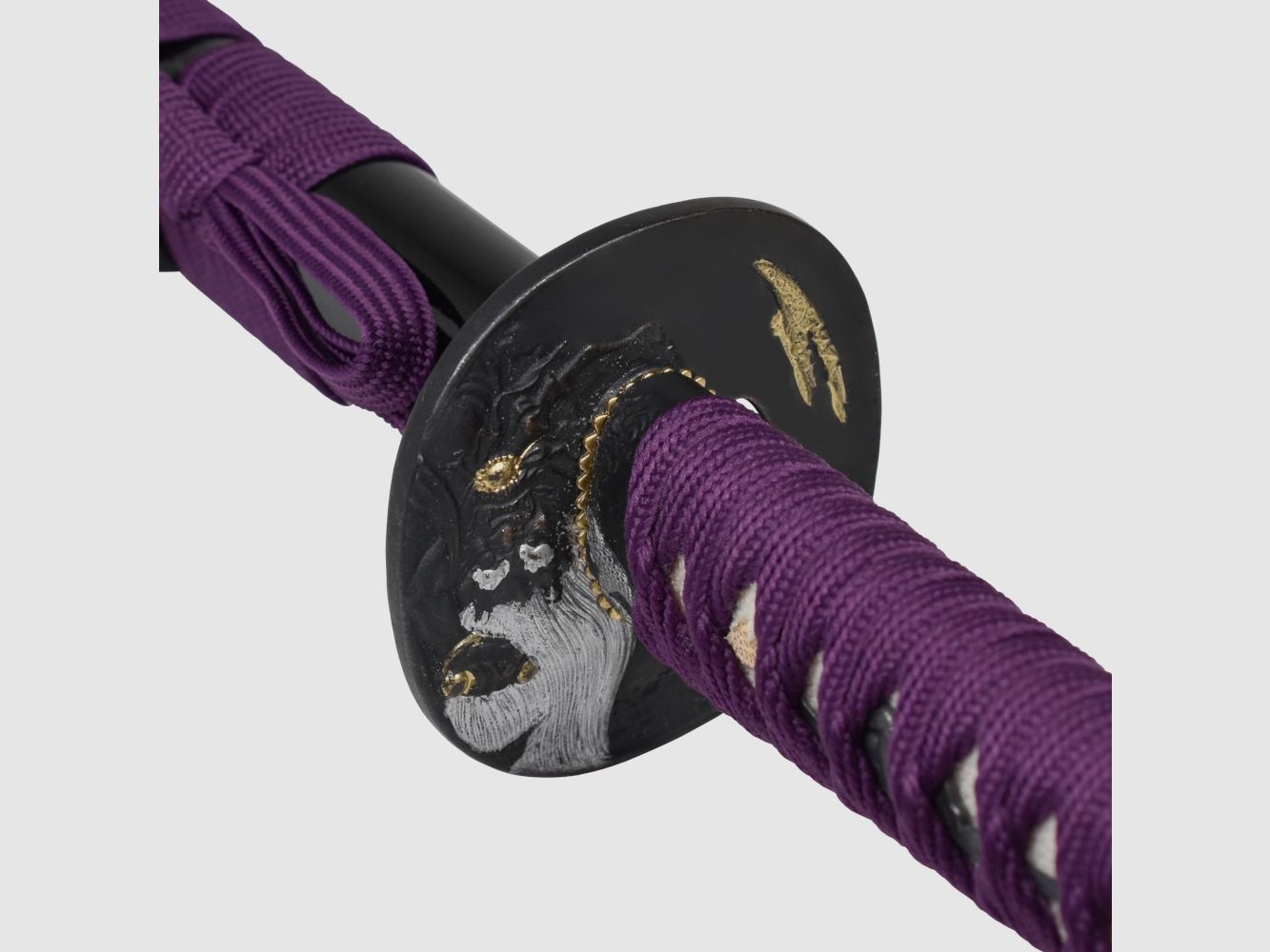 Damast Katana Purple violettes Design Sonderposten