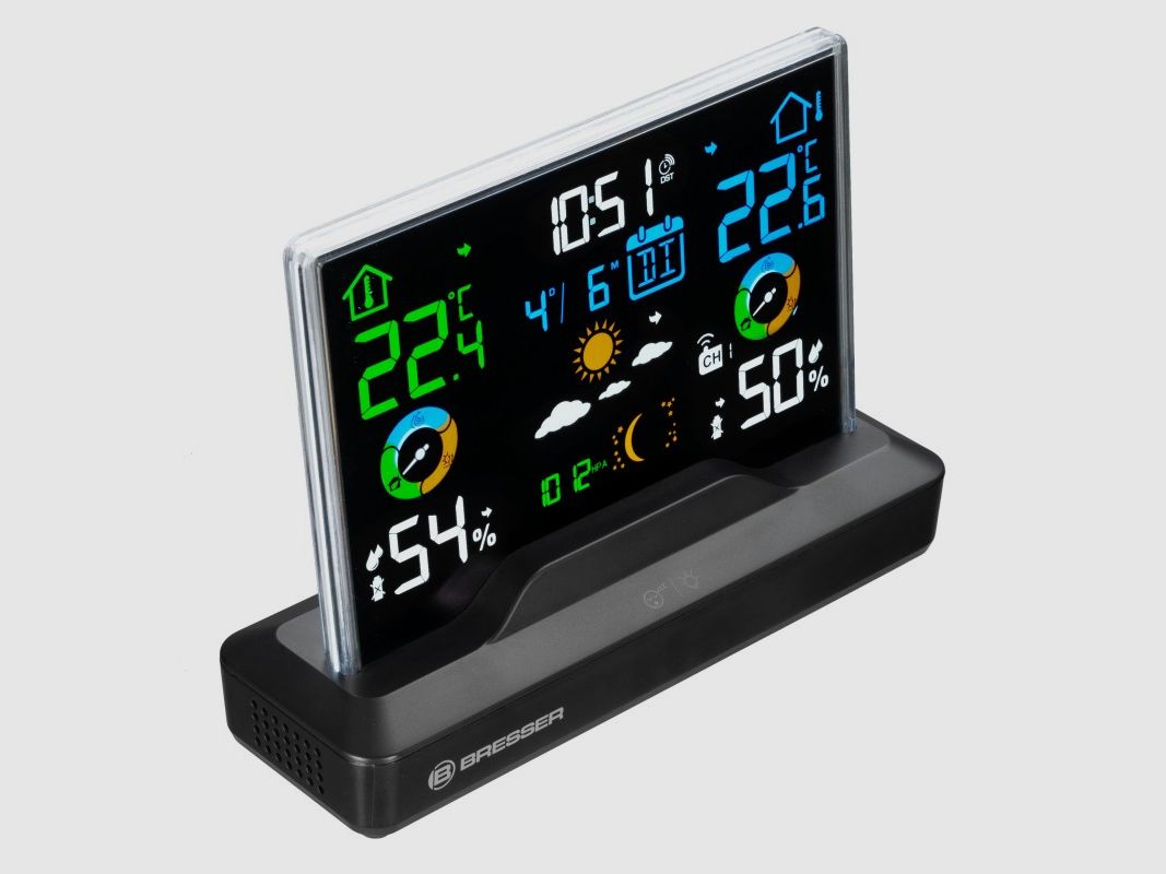 BRESSER Wetterstation in Farbe mit rahmenlosem Display, Bild 6 von 15