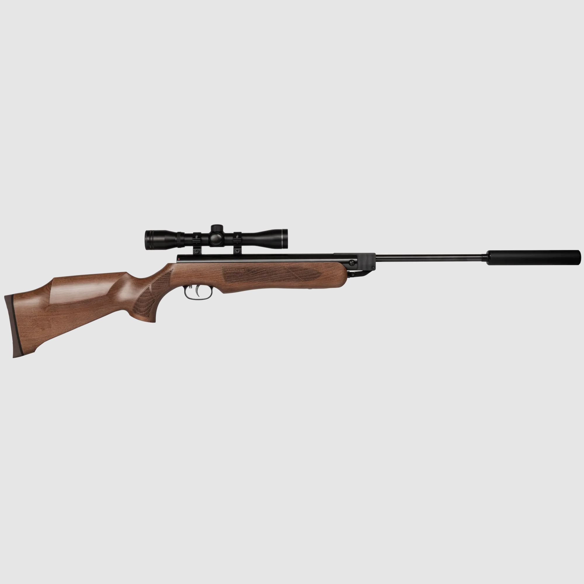 Weihrauch HW 35 met ZF 4x32 en geluiddemper