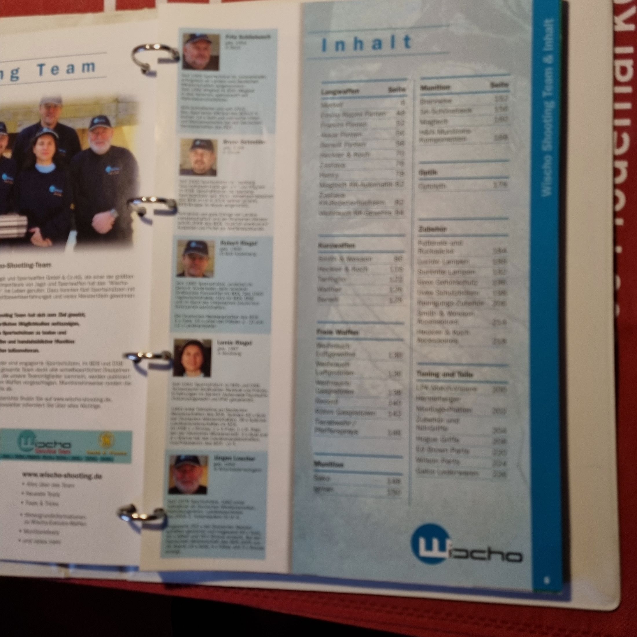 KATALOG  WISCHO - komplettes Programm. Jahr 2006/ 2007, Originalausgabe, Hochglanz,
