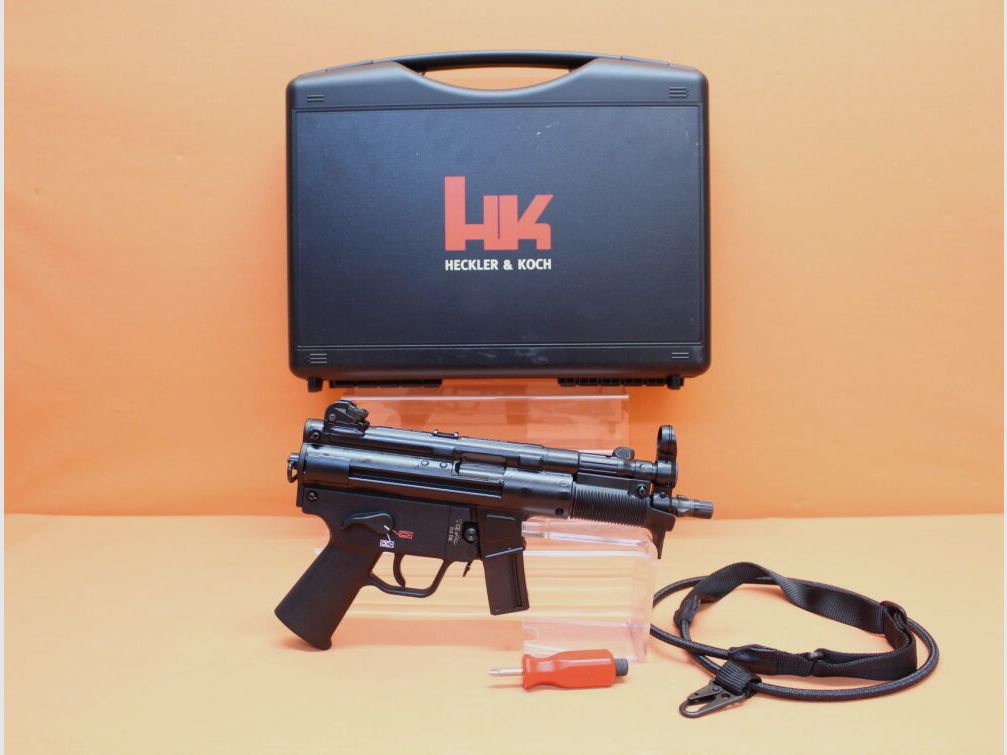 Heckler & Koch Handgun 9mm Luger Heckler & Koch/H&K SP5K-PDW System H&K HK94/MP5K, 150mm barrel with thread/3-lug
