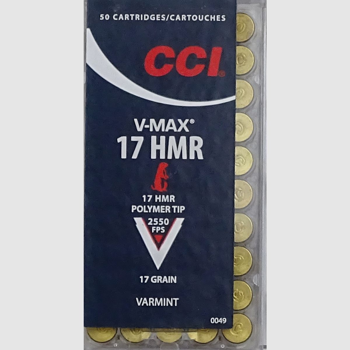 CCI .17HMR V-Max 17gr - 50 colpi