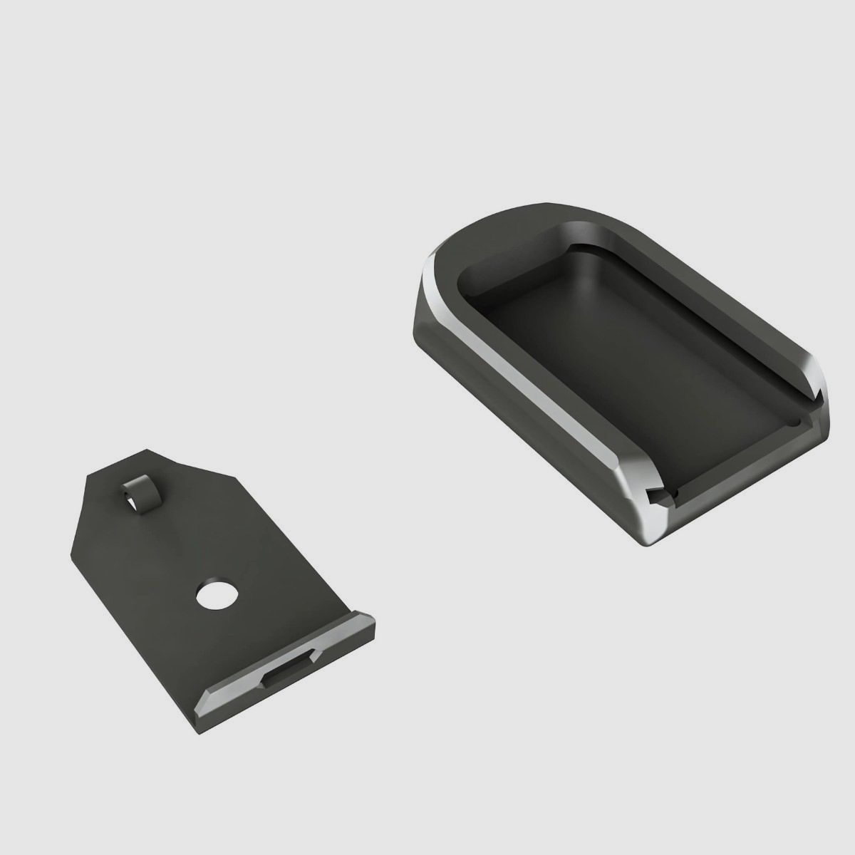 Canik - +0 base pad for Canik pistol - Black - MMAC_136, image 1 of 4