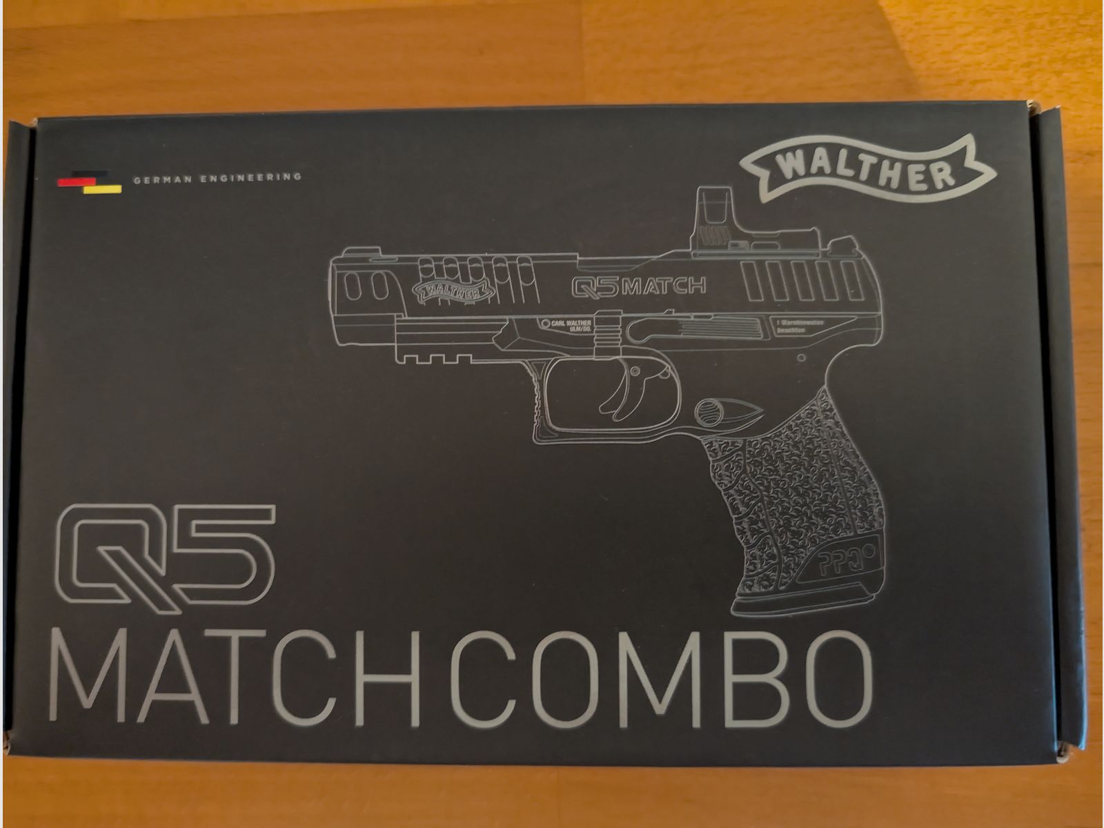 Umarex Walther Q5 Match Combo 5" CO2 NEU - inkl. 2000 Diabolos