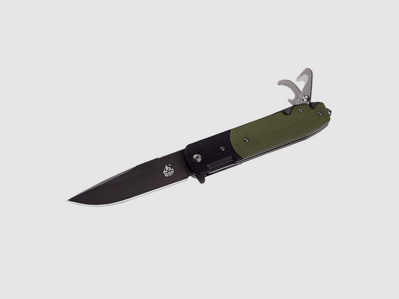 Messer QSP DAEVA QS107-B Schwarz/Grün, Bild 1 von 3