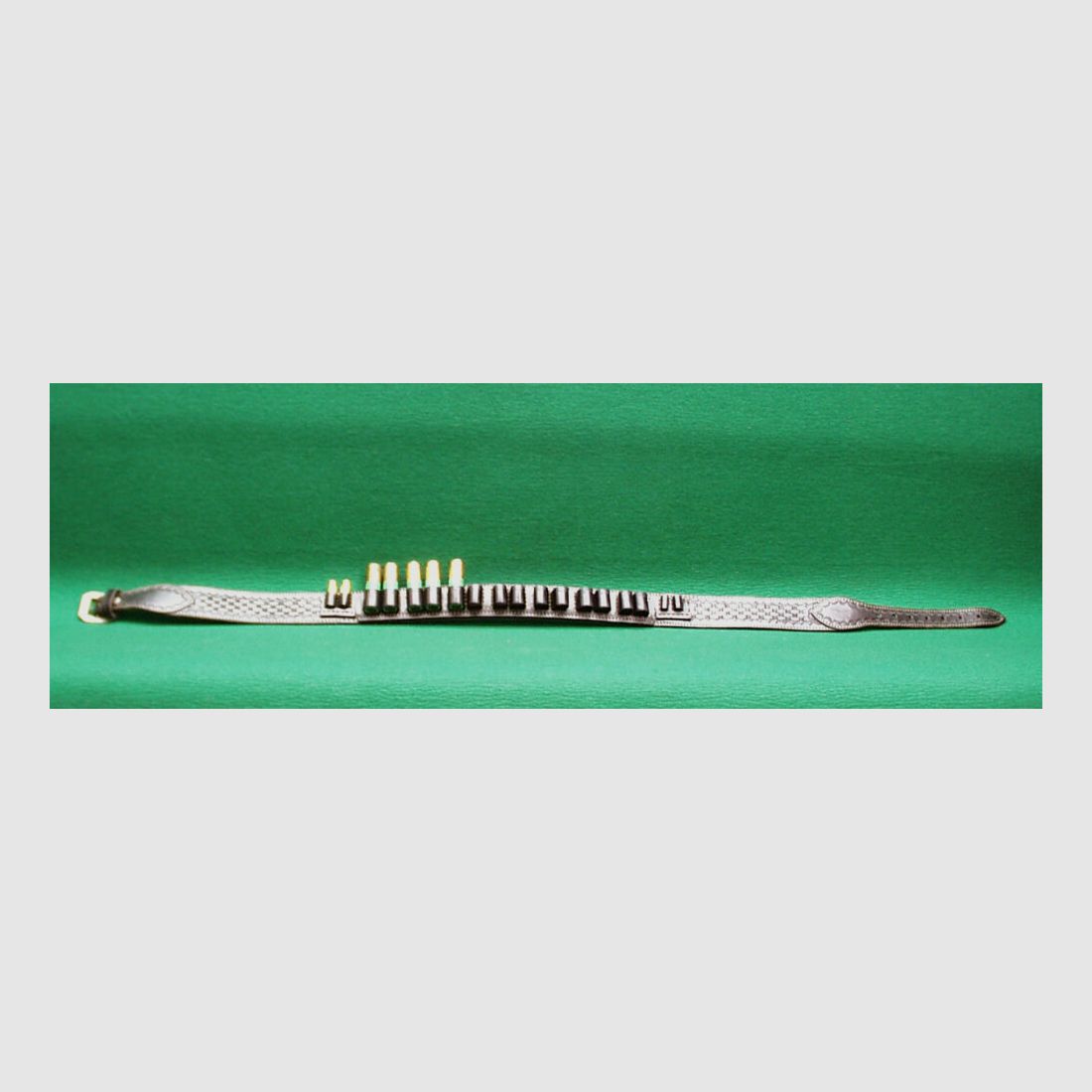 Custom Made Leder Gürtel, schwarz, 5cm breit