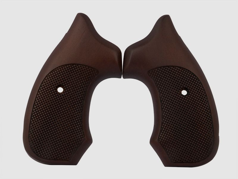 Holzgriffschalen fĂĽr Schreckschuss-, Gas-, Signalrevolver Zoraki R1 und R2 RĂ¶hm RG89 Fischhaut