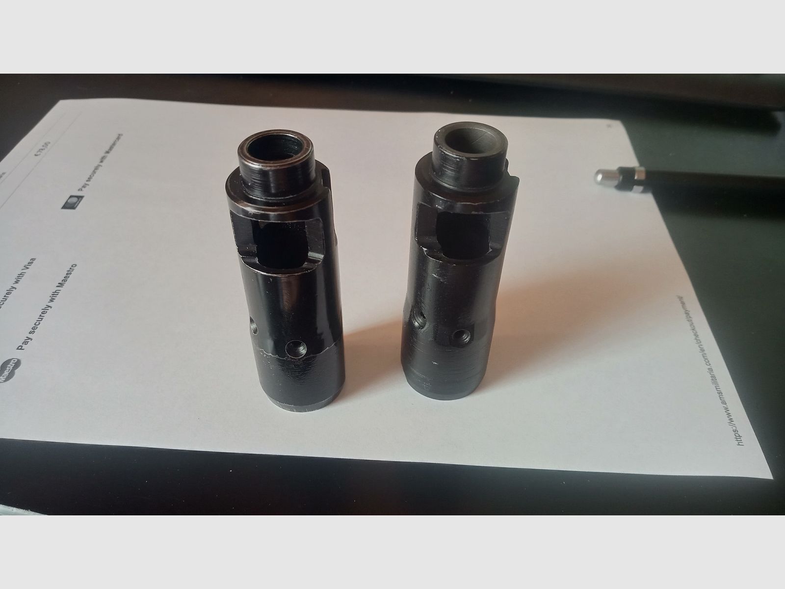 Offerta di scambio: Originale Izhmash AK-74 Flash Hider 7,62 e 5,45/.223 per Arsenal Flash Hider // Kalashnikov russa 24x1,5 mm filetto destro freno di bocca soppressore di fiammata