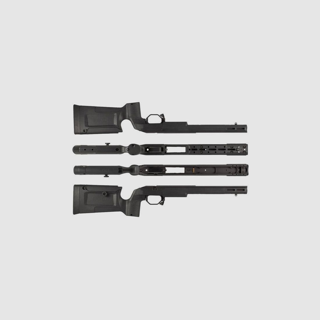 Kinetic Research Group BRAVO Chassis pour Tikka T3X CTR-Magazines, noir