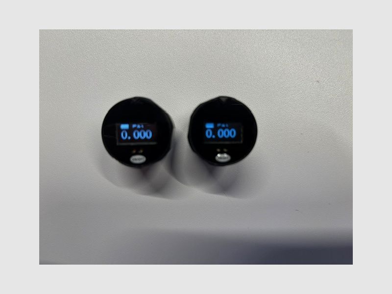 2x digital pressure gauge 25mm (M8, 4500 PSI / 310 Bar) | NEW | for example for HP Max