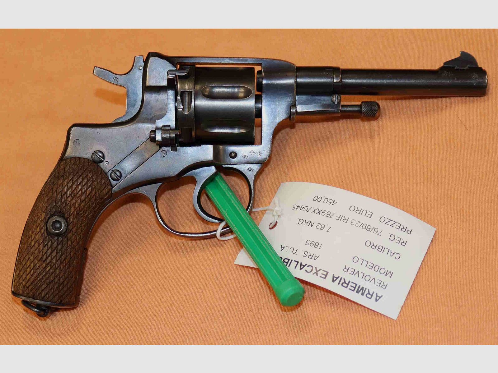Revolver Arsenali Tula Modell 1895 Kaliber 7,62 Nagant, Bild 5 von 7