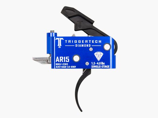 TriggerTech AR15 – Single-Stage Diamond Black Pro Curved