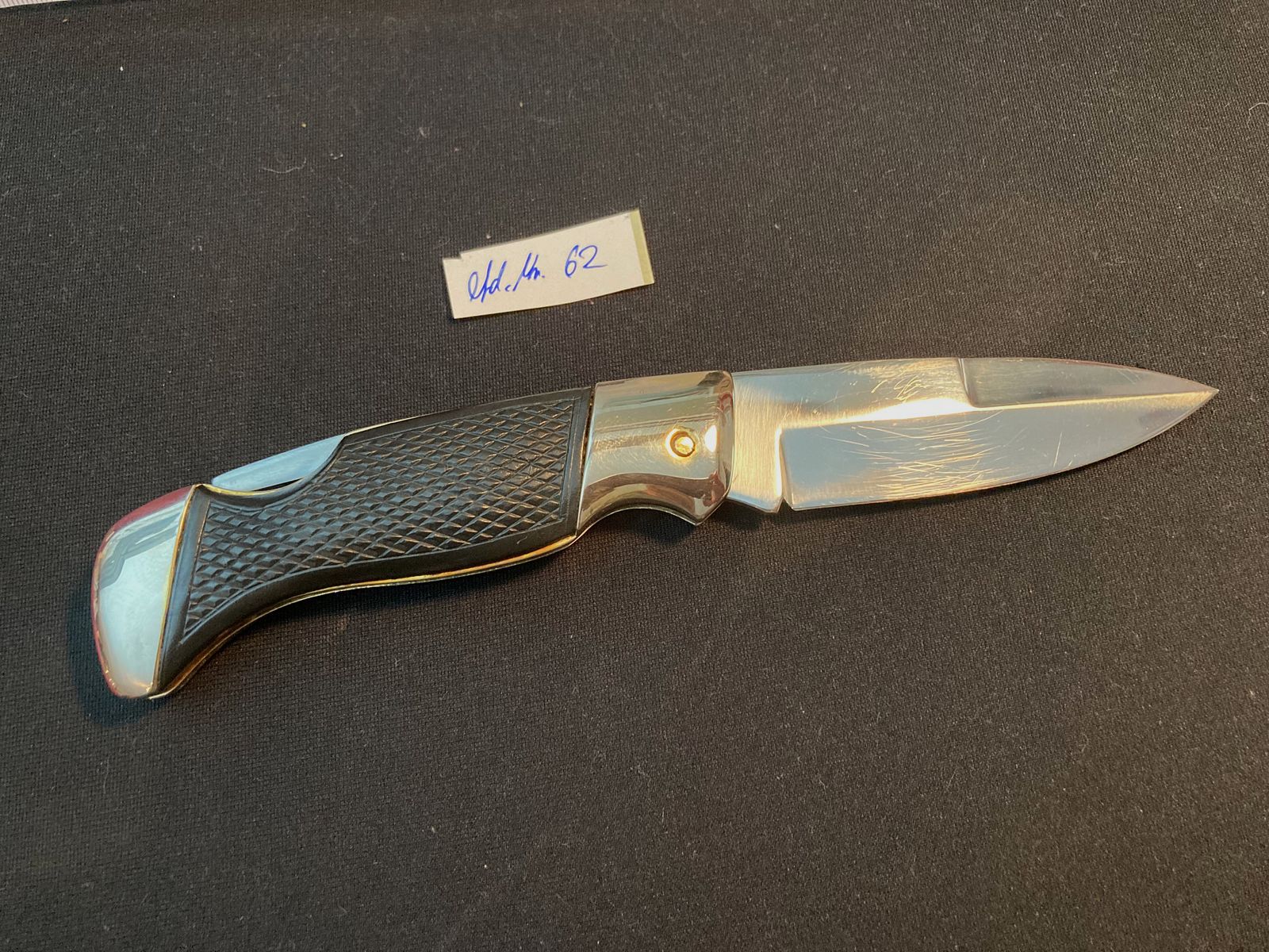 Klappmesser, Taschenmesser, Neusilber (?), Backlock
