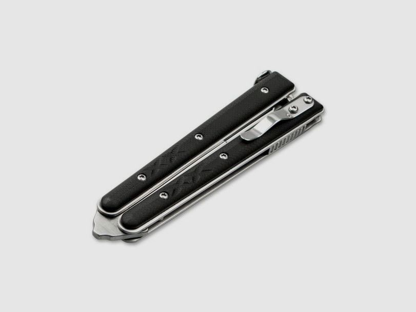 Böker Plus Balisong Tactical Petit Noir couteau papillon, Bild 3 von 4