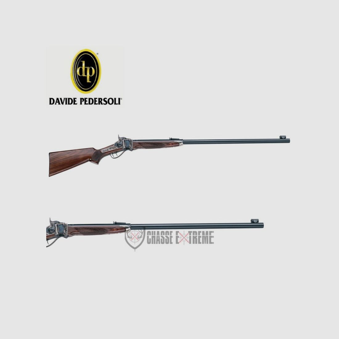 Büchse PEDERSOLI 1874 Sharps Long Range Kal. 45-120, Bild 1 von 3