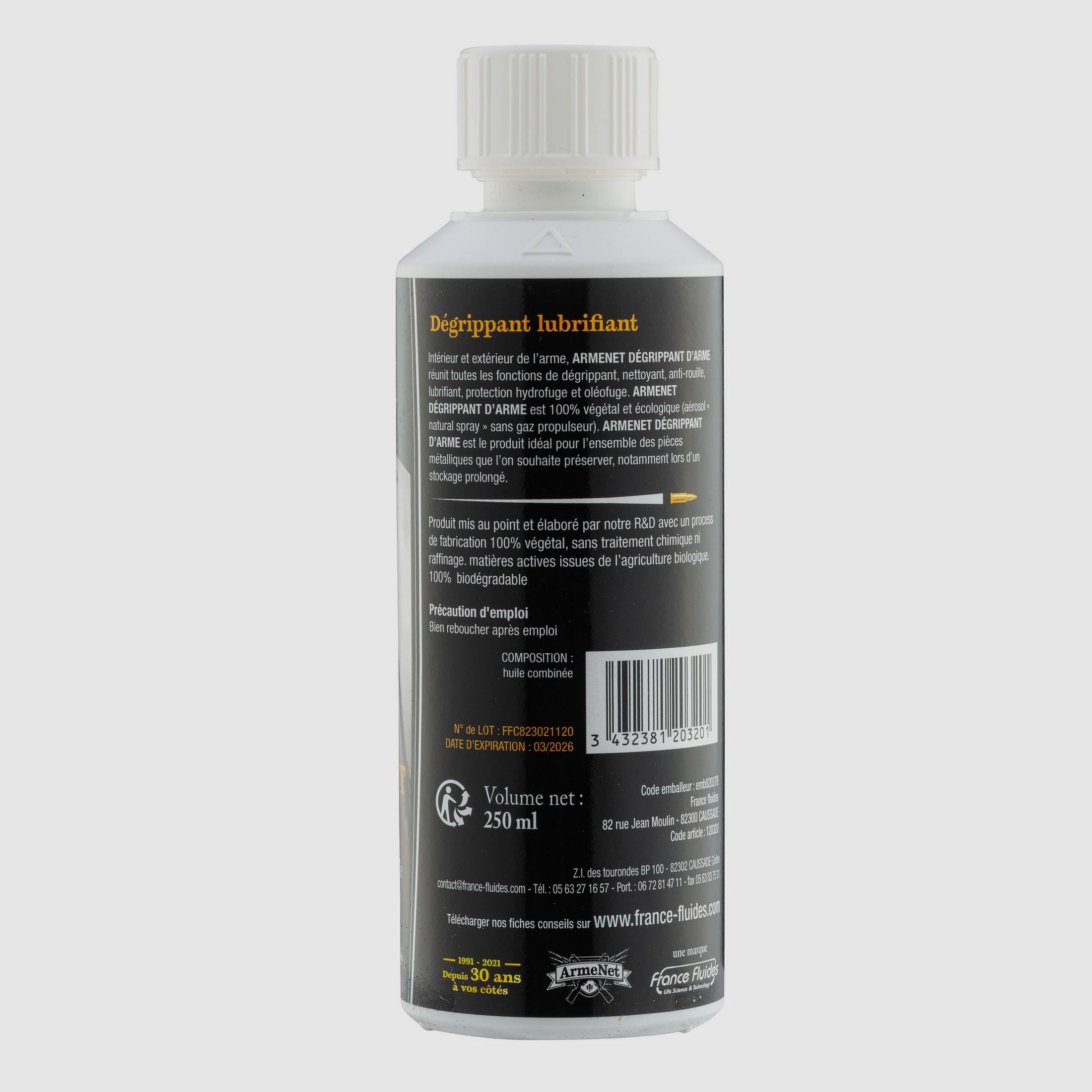 Odrdzewiacz do broni Armenet - 250ml, zdjęcie 2 z 2
