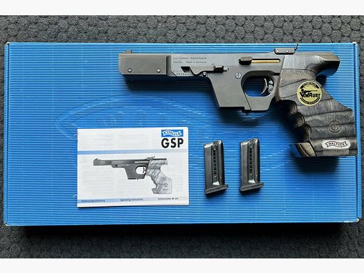 Walther GSP Sportpistole, Sondermodell "Atlanta" (25 Jahre GSP) Kal. .22lfB .22lr, .22lfB