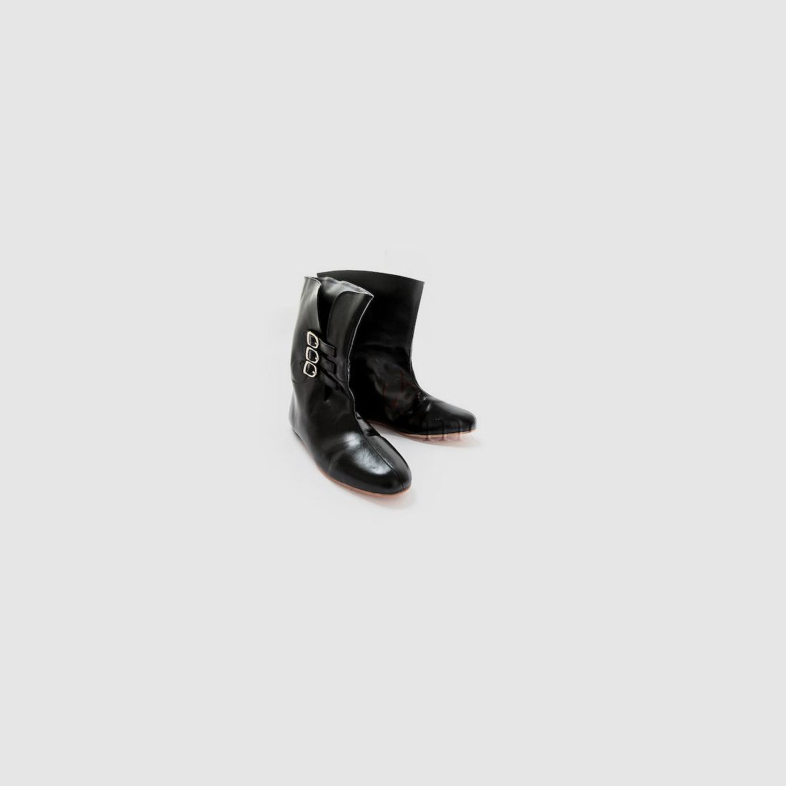 Mittelalterliche Lederstiefel