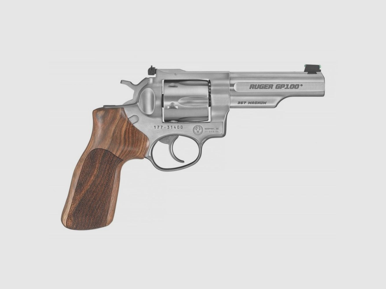 Ruger Revolver - DA, GP100 Match Champion, KGP-141-MCA, .357 Mag, Satin Stainless, 4.2"