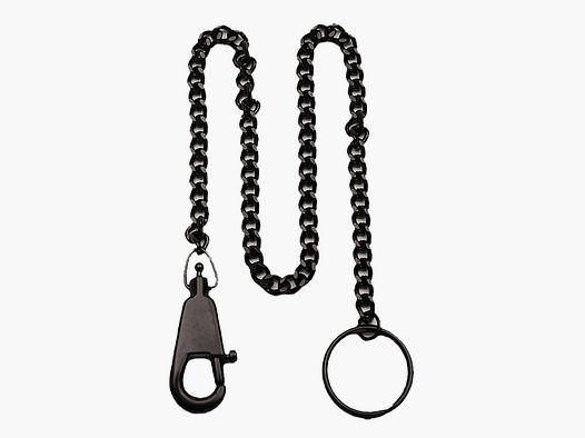 Mil-Tec Messerkette mit Karabiner schwarz