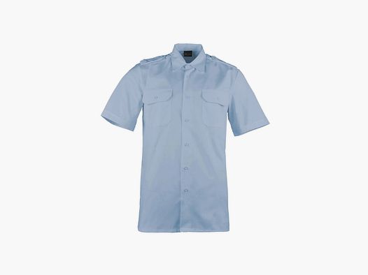 Mil-Tec Chemise de Service à Manches Courtes - Bleue / S Hommes