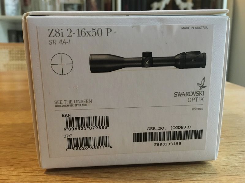  Swarovski Z8i 2-16x50 P 4A-I