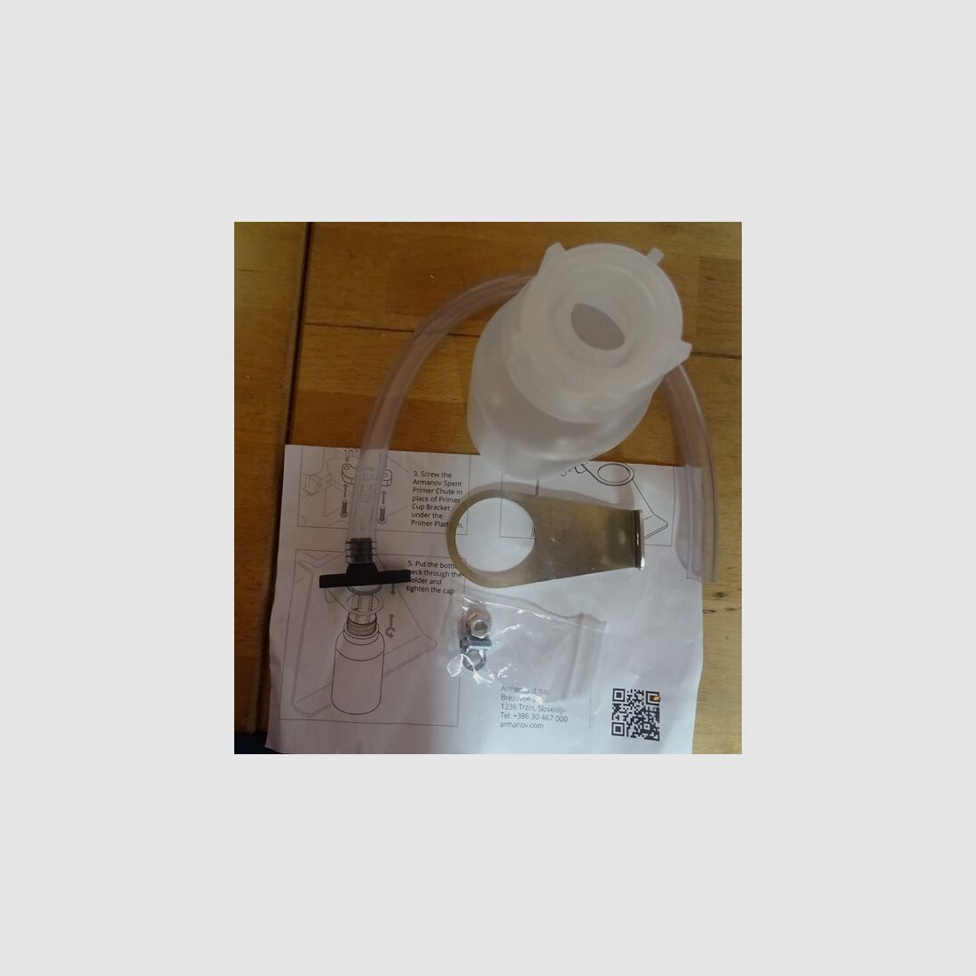 Armanov Flasche+Halter für verbrauchte ZH für Dillon 650 XL