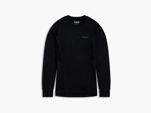 Bergans Inner:Pure Merino L/S Thermoshirt Femme Noir L