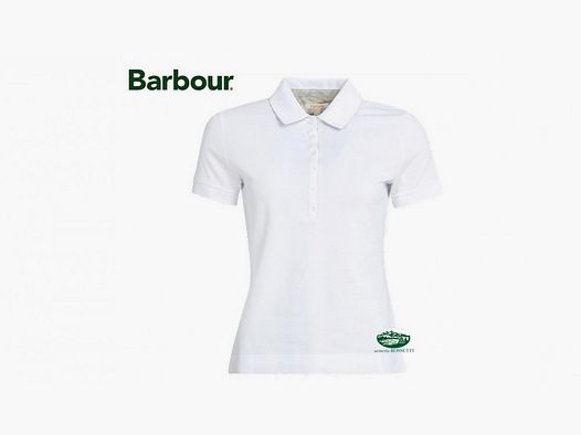 BARBOUR Polo bianca donna
