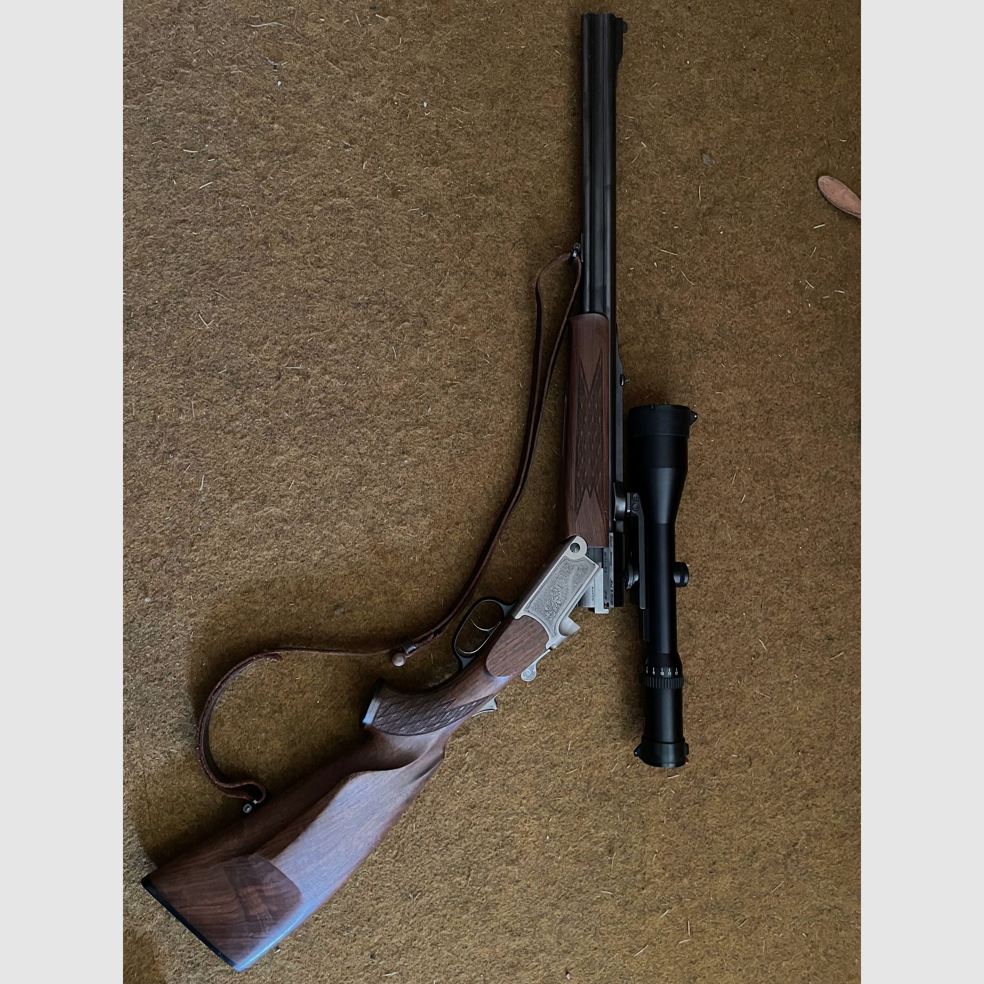 Bockdoppelbüchse / Bergstutzen Blaser B750/88 (.30-06 und 5,6x52R) komplett mit ZF