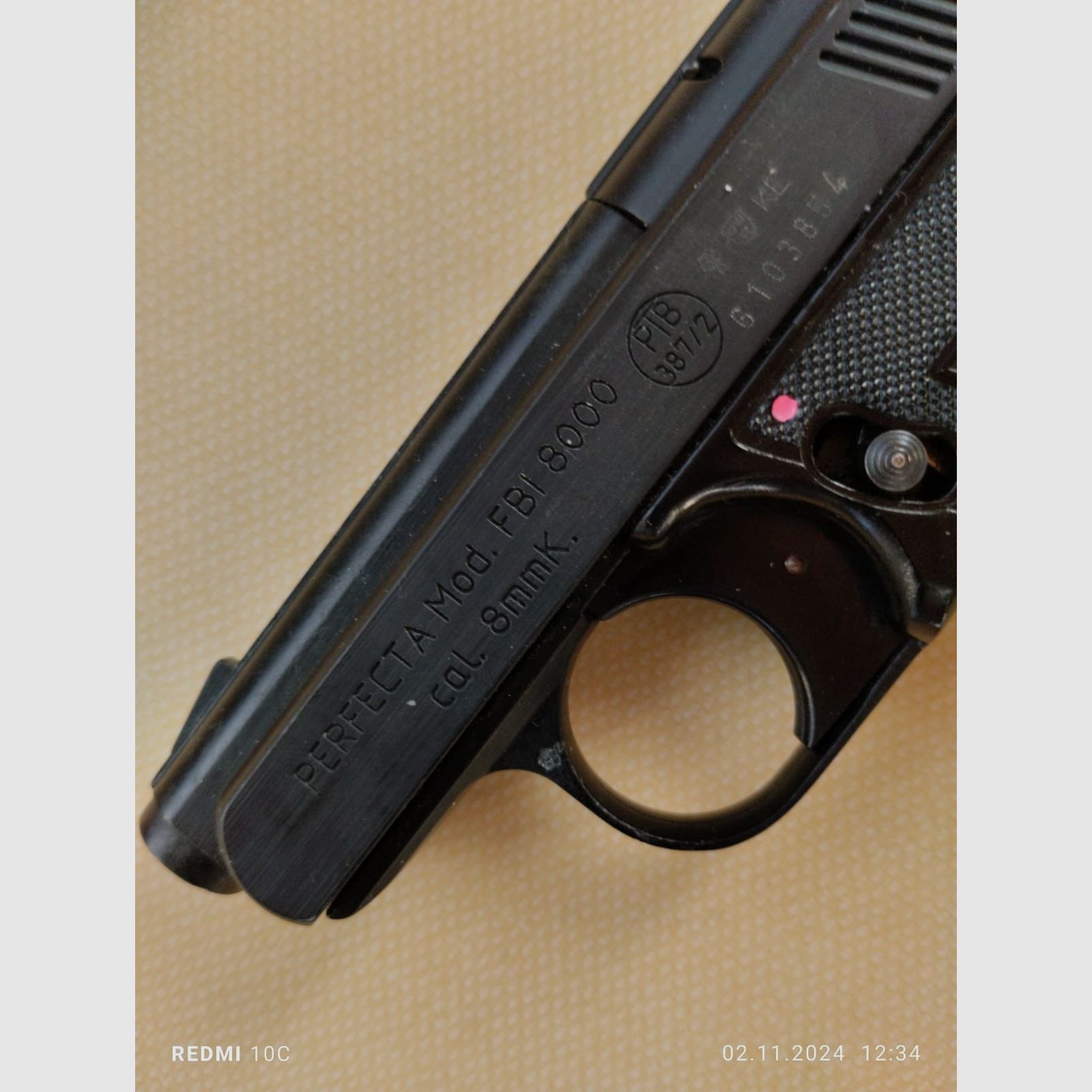 Gaspistole 8mm, Reck FBI 8000
