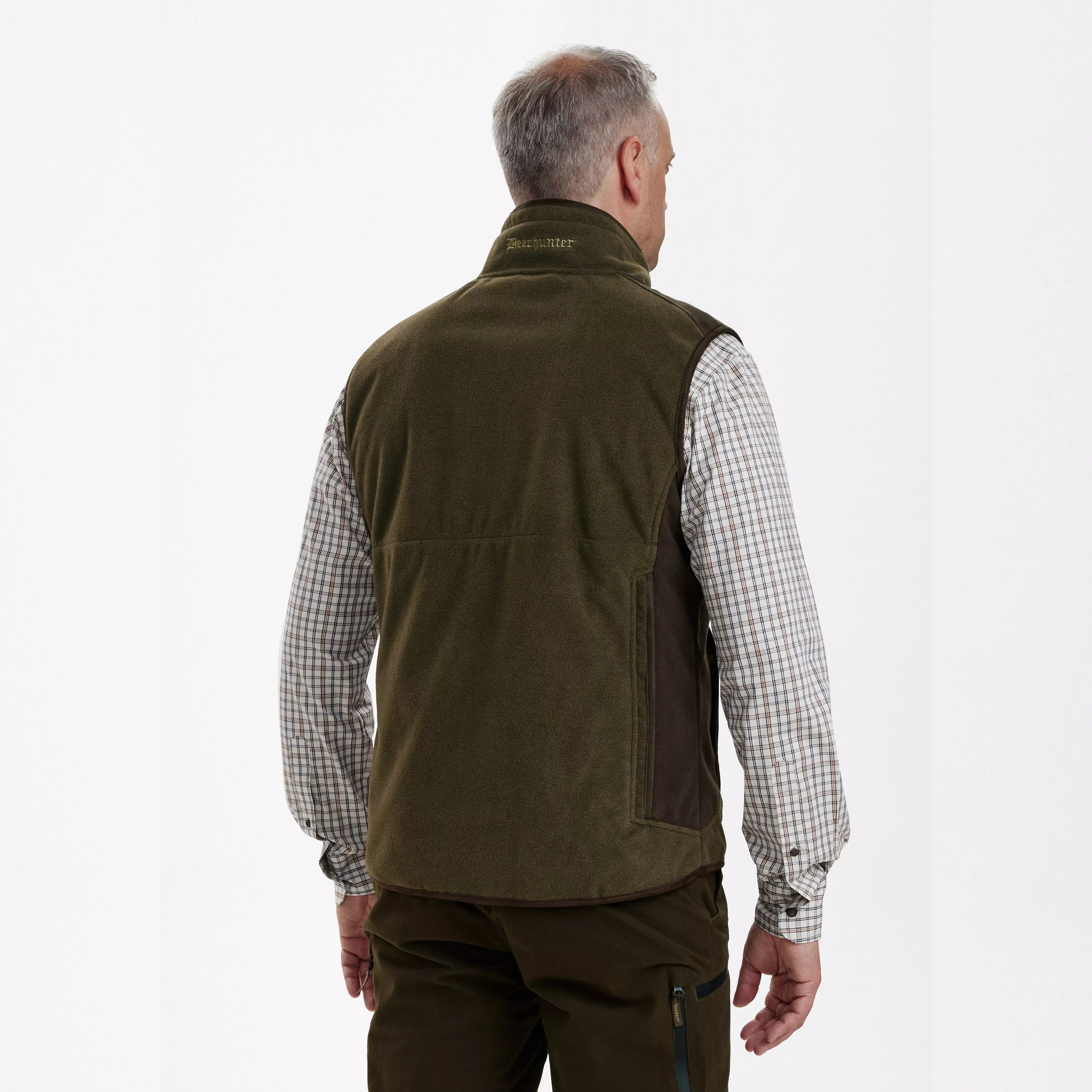 Gamekeeper – gilet en polaire contrecollée, Graphite Green Melange, image 2 sur 5