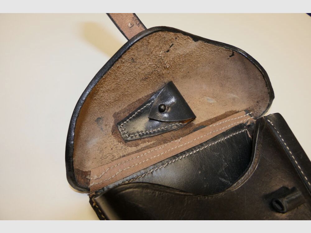 Egleuner GmbH WH Holster MAUSER P08 Luger, Leder Schwarz neufertigung / Reproduktion P.08