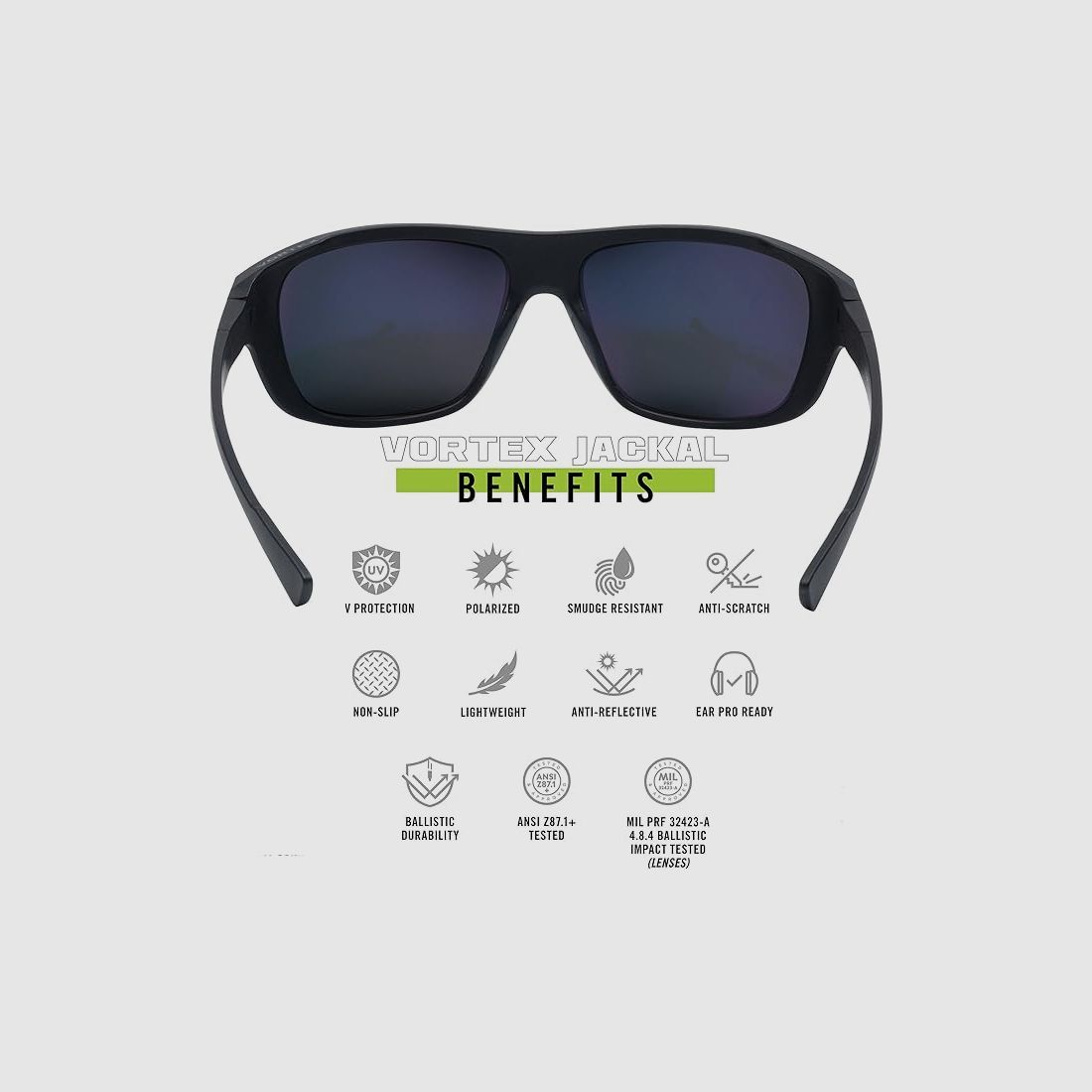 Lunettes balistiques VORTEX polarisées, image 4 sur 4