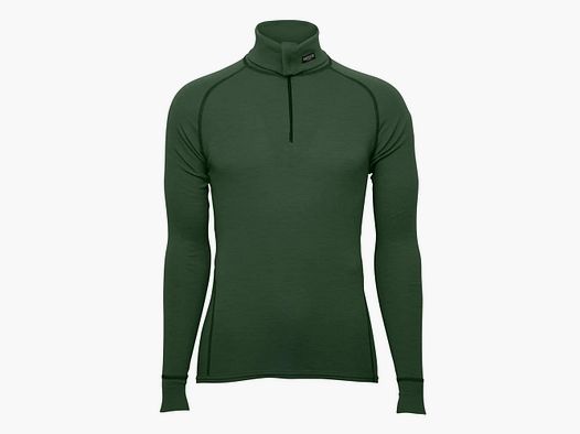 Brynje Brynje Shirt Classic Wool Zip Polo - Green / S Men's