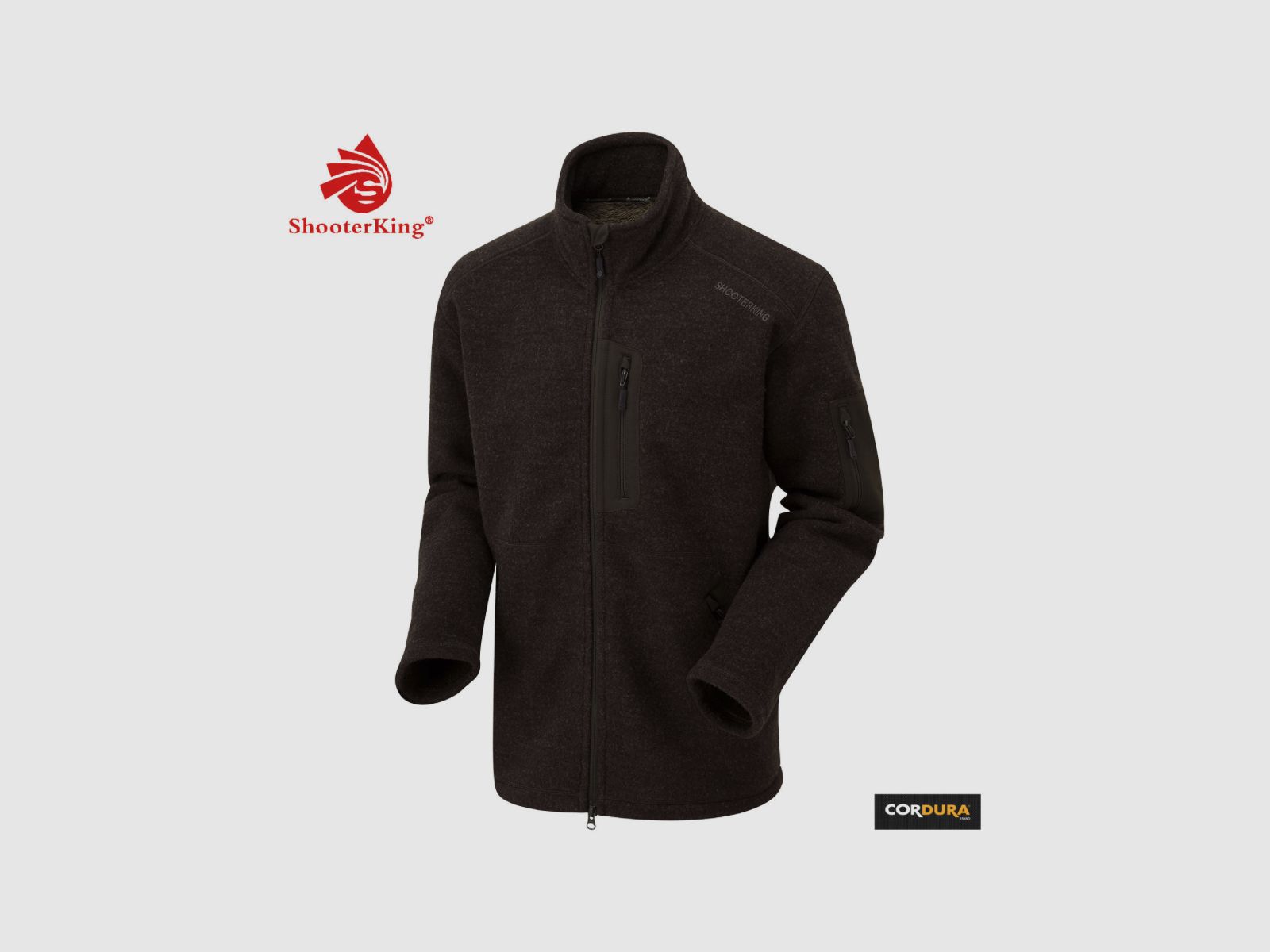 SHOOTERKING Forest Woolen Jacket brown