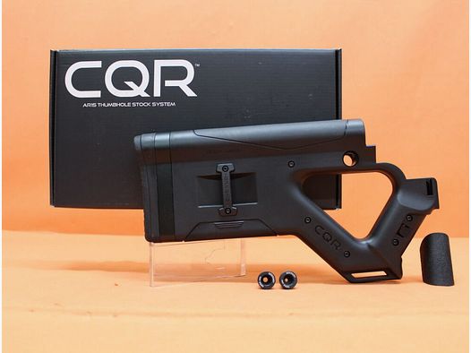 HERA AR-15 : Crosse HERA CQR-AR15 (12.12) BLK (Fusil de proximité) Crosse en polymère noire MILSPEC