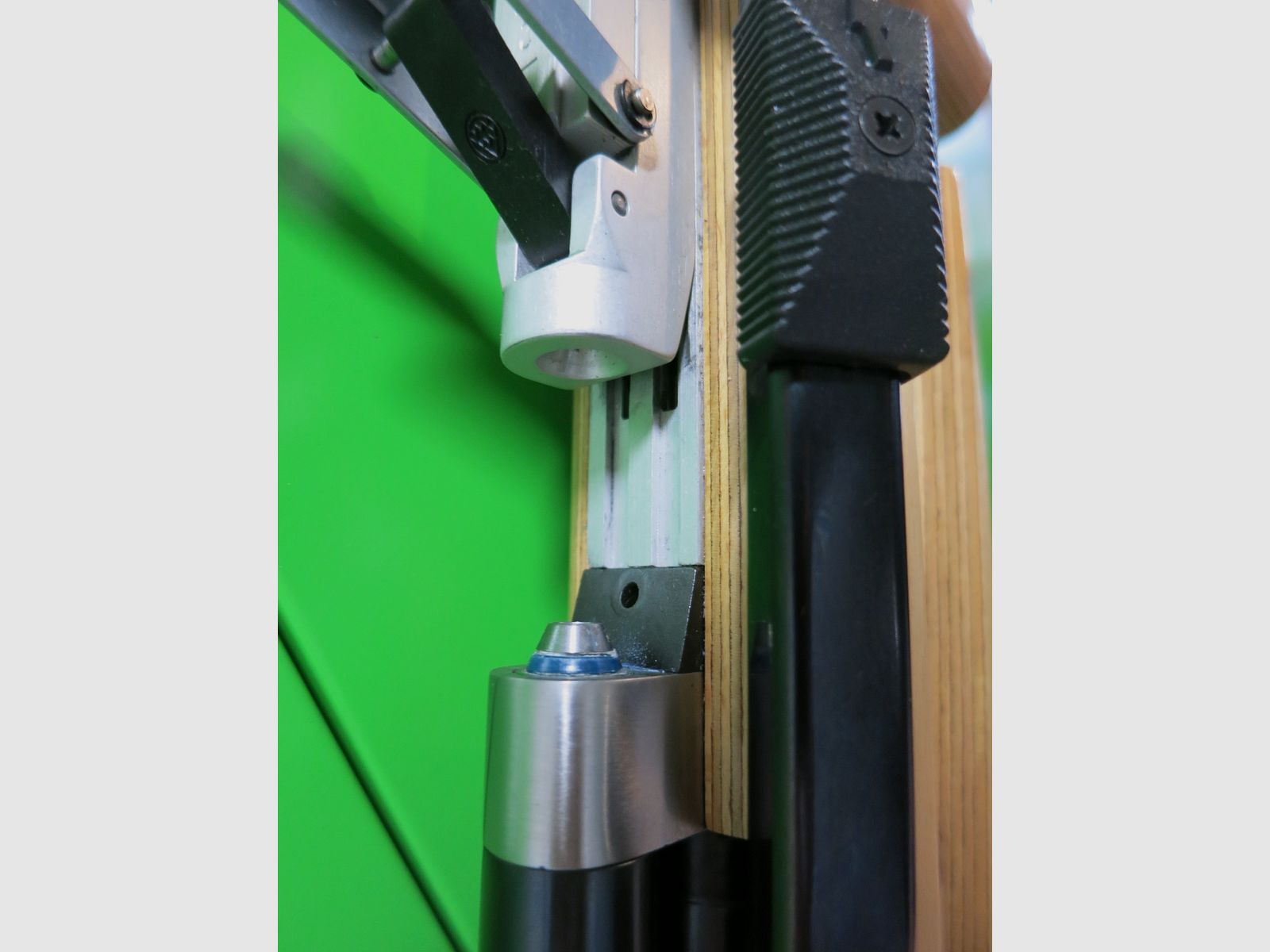 Feinwerkbau 601 (FWB601) fucile ad aria compressa da competizione; SISTEMA SINISTRO, calciolo regolabile, copri-calciolo, diottro, calibro 4,5 mm .177 #48